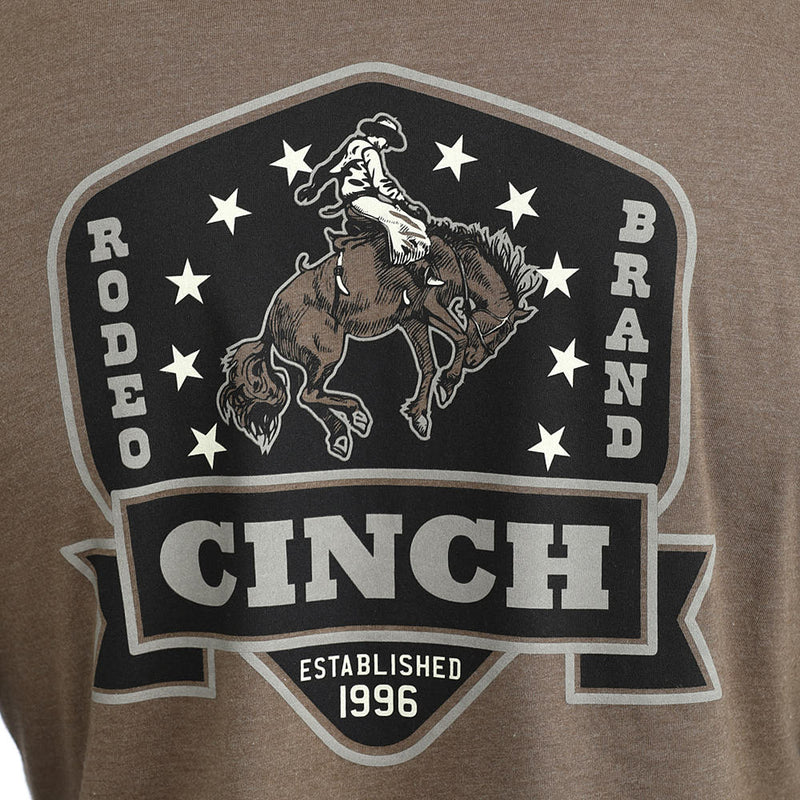 Cinch Men's Brown Bucking Horse Long Sleeve Tee Shirt