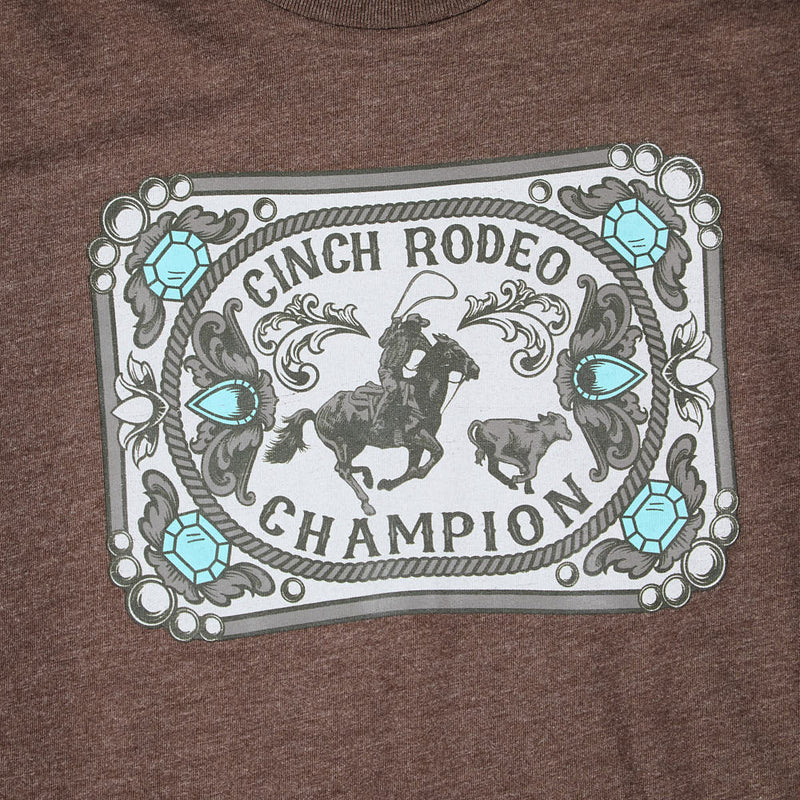 Cinch Boy's Brown Rodeo Champion Tee Shirt