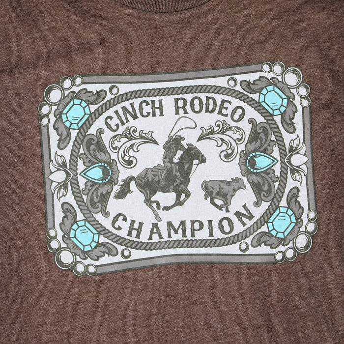 Cinch Boy's Brown Rodeo Champion Tee Shirt