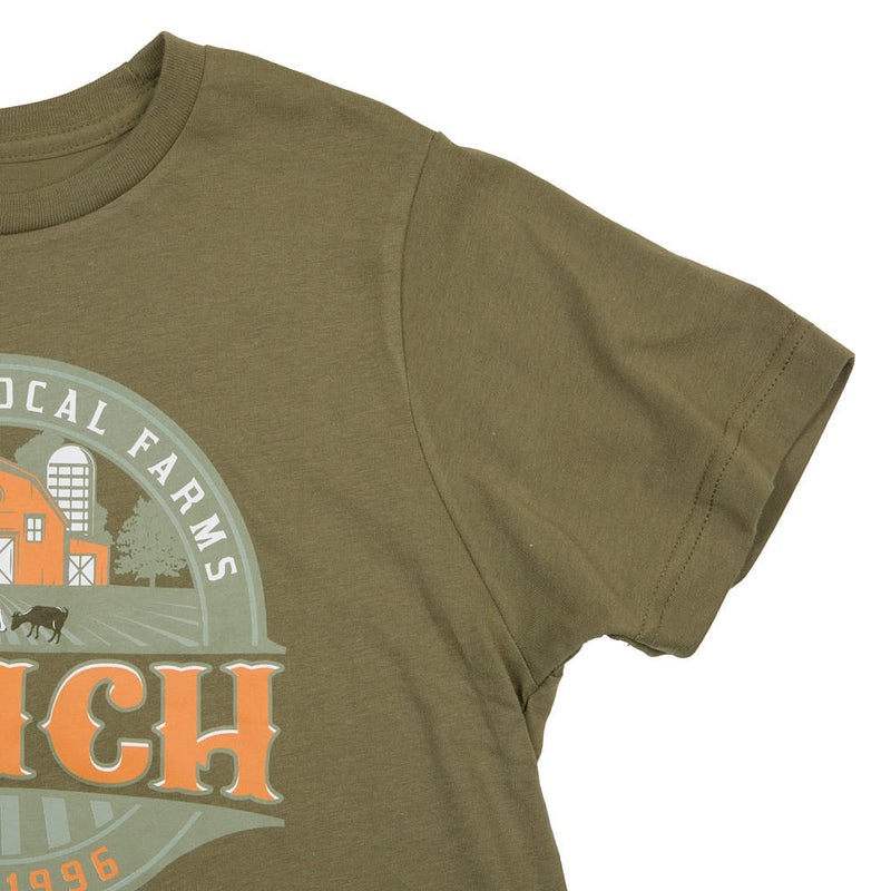 Cinch Boy's Green Support Local Farms Tee Shirt