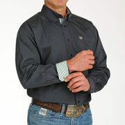Cinch Men's Charcoal Long Sleeve Button Down