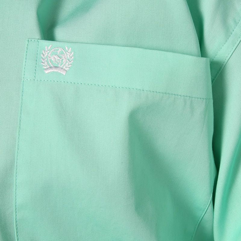 Cinch Men's Mint Pinpoint Oxford Long Sleeve Shirt