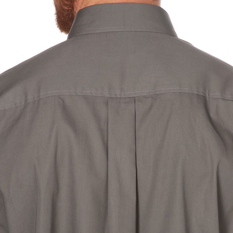 Cinch Men's Grey Pinpoint Oxford Long Sleeve Shirt