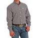 Cinch Mens Red Black Print Shirt