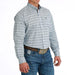 Cinch Men's Stretch Geometric Print Button Down Shirt