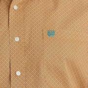 Cinch Men's Classic Fit Brown Button Down