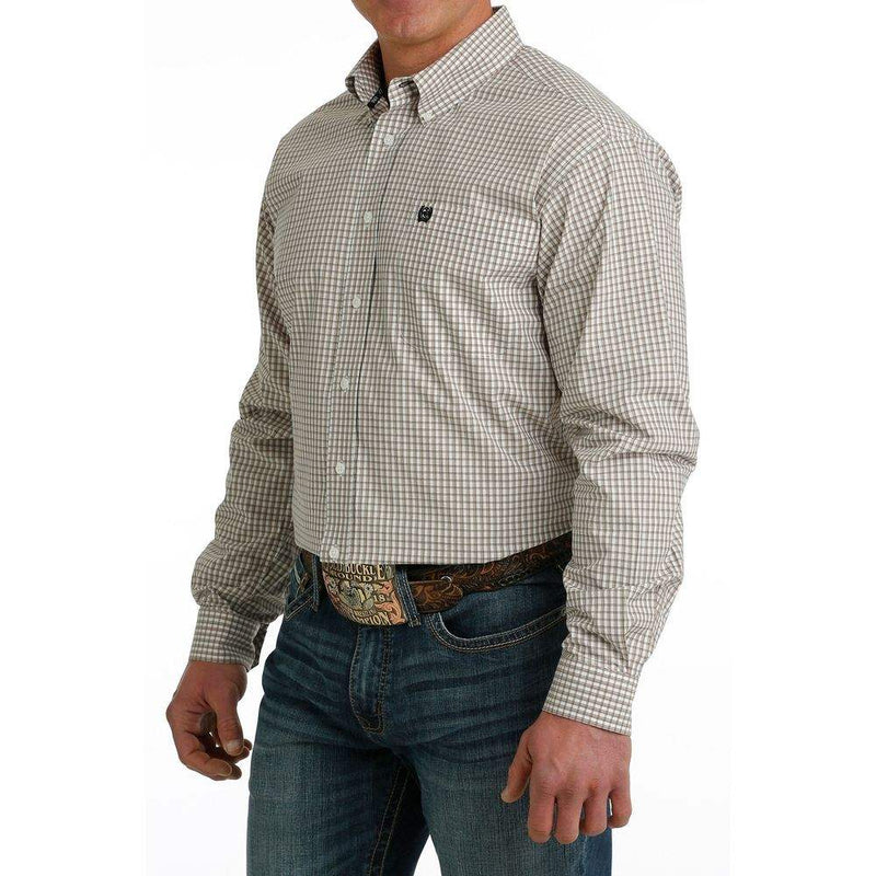 Cinch Men's Classic Fit White Button Down