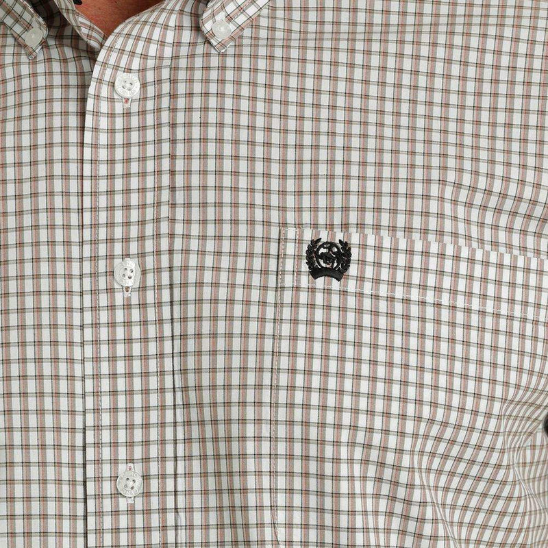 Cinch Men's Classic Fit White Button Down