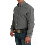 Cinch Men's Classic Fit Grey Button Down