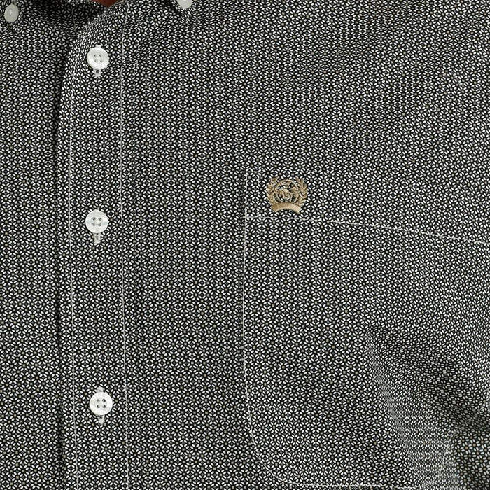 Cinch Men's Classic Fit Grey Button Down