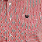 Cinch Men's Classic Fit Red Button Down