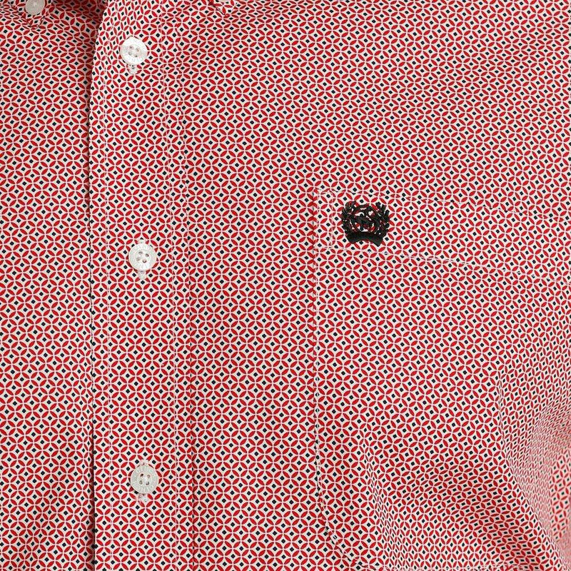 Cinch Men's Classic Fit Red Button Down