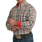 Cinch Men's Classic Fit Multi Plaid Button Down