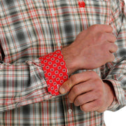 Cinch Men's Classic Fit Multi Plaid Button Down