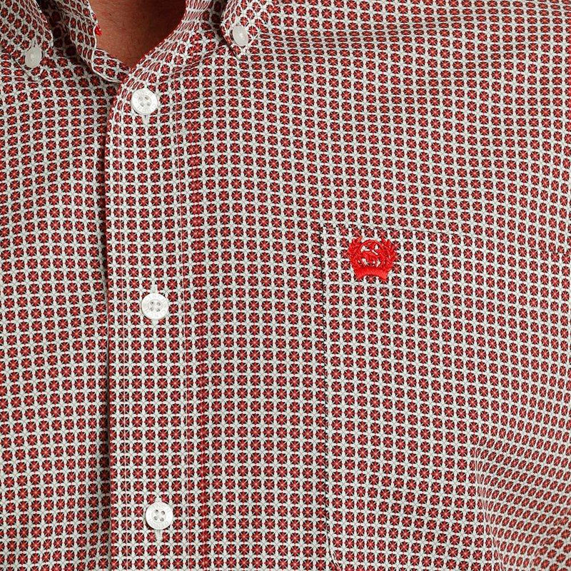 Cinch Men's Classic Fit White Button Down