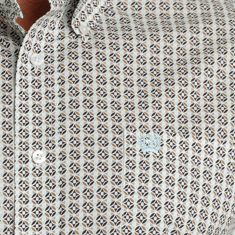 Cinch Men's Classic Fit Print Button Down