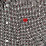Cinch Men's Black Printed Long Sleeve Button Down