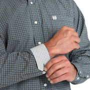 Cinch Men's Black Print Button Down Shirt