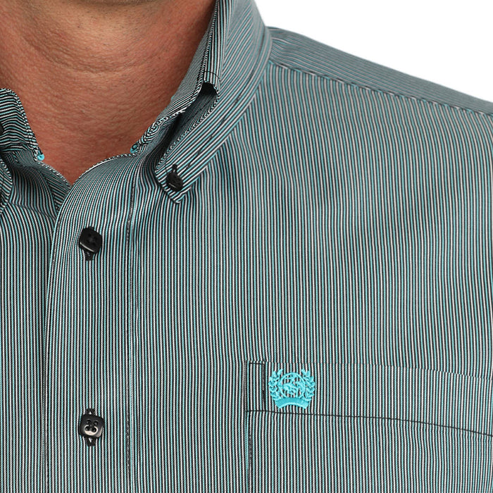 Cinch Men's Black Striped Shirt