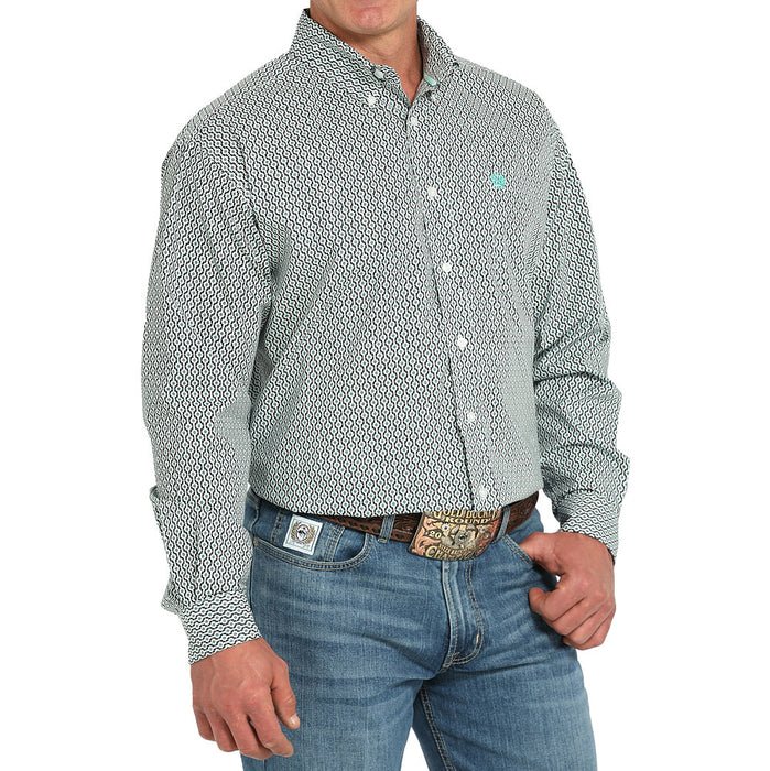 Cinch Men's Printed Long Sleeve Button Shirt