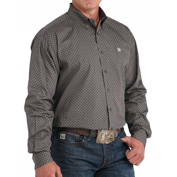 Cinch Men's Grey Print Shirt