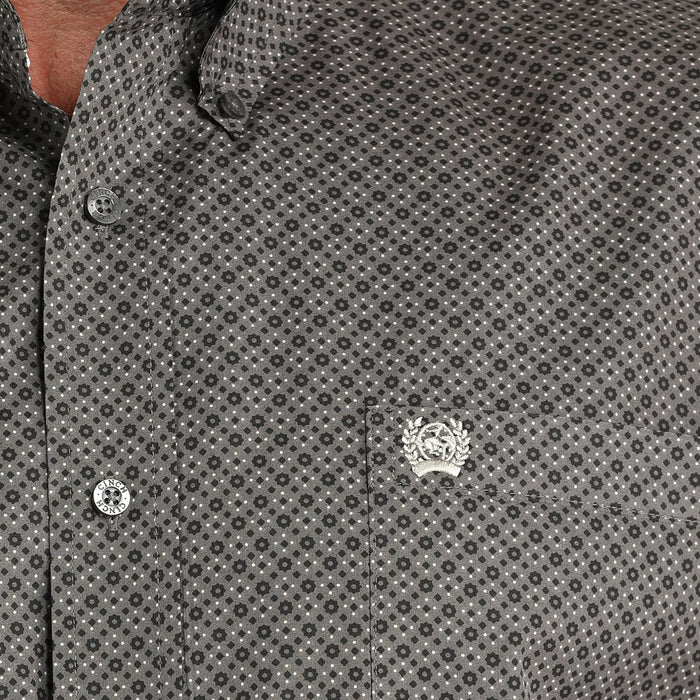 Cinch Men's Grey Print Shirt