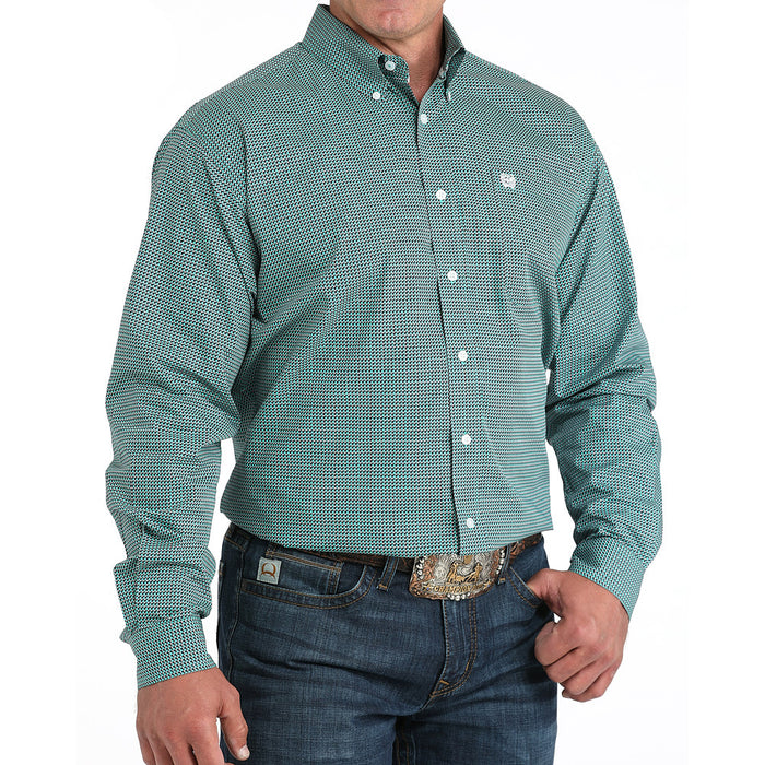 Cinch Men's Turquoise Print Shirt