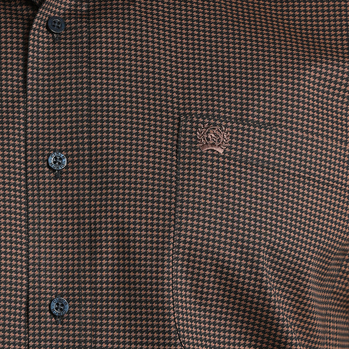 Cinch Men's Navy Print Long Sleeve Button Shirt