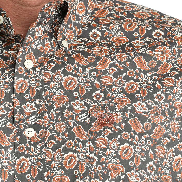 Cinch Men's Charcoal Paisley Shirt