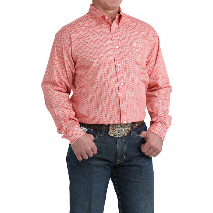 Cinch Men's Classic Fit Red Shirt