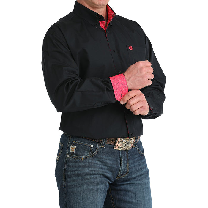 Cinch Men's Solid Black Shirt