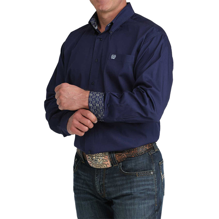 Cinch Men's Royal Solid Long Sleeve Shirt