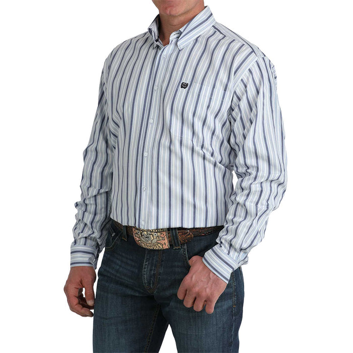 Cinch Men's Light Blue Stripe Shirt