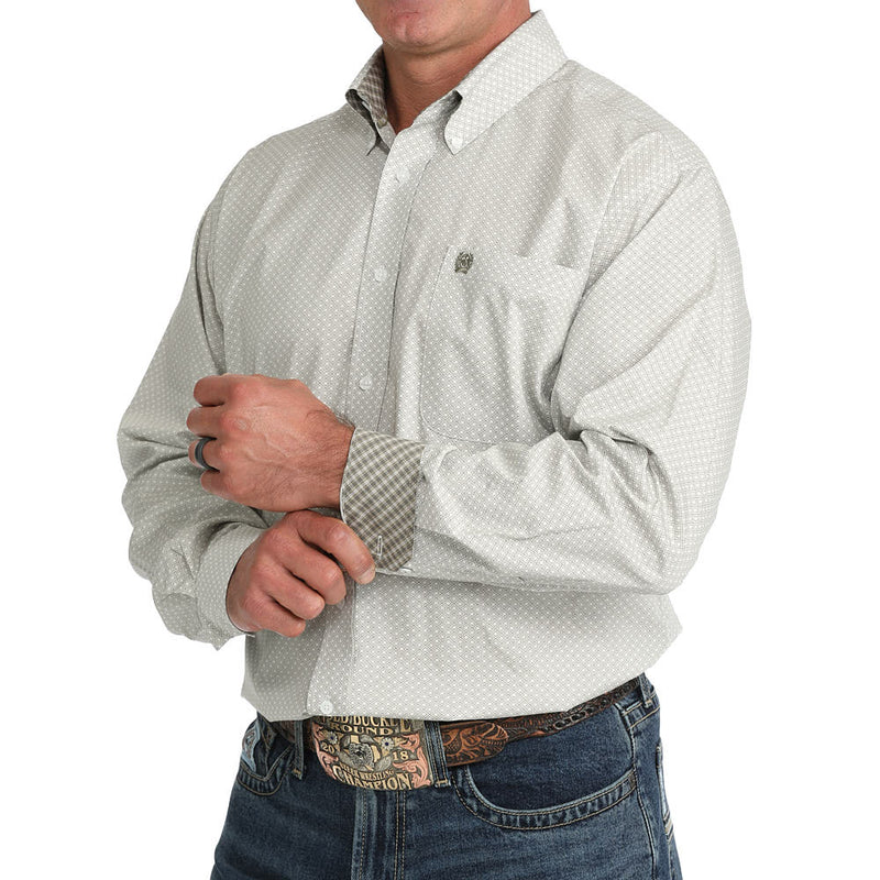 Cinch Men's Olive Print Shirt
