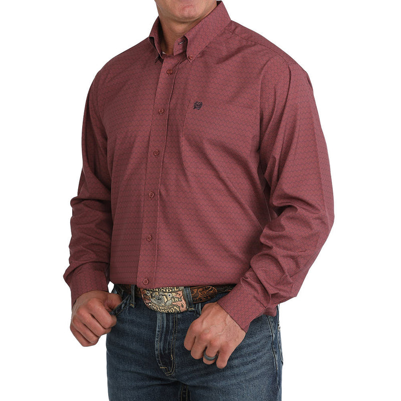 Cinch Men's Pink Print ArenaFlex Shirt
