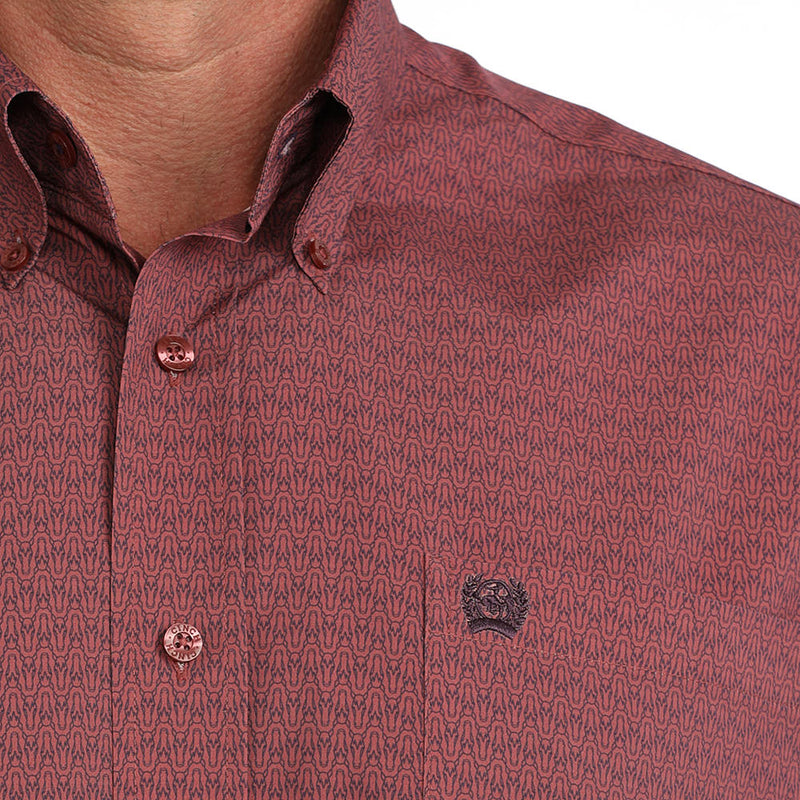 Cinch Men's Pink Print ArenaFlex Shirt