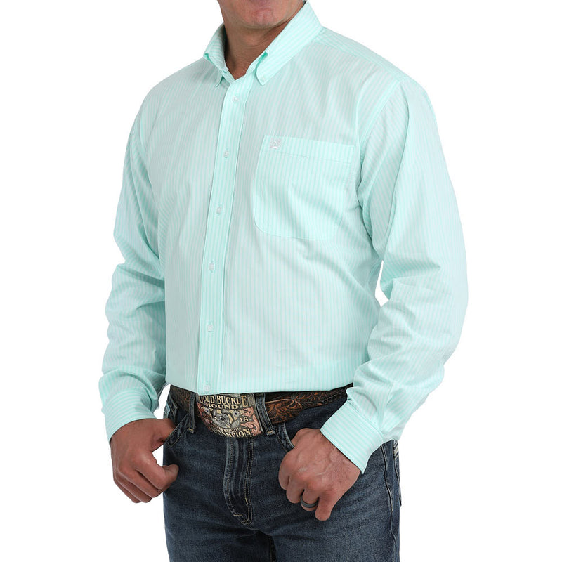 Cinch Men's Turquoise Stripe Shirt
