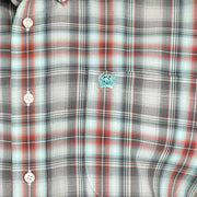 Cinch Men's Multi Plaid Short Sleeve Button Down