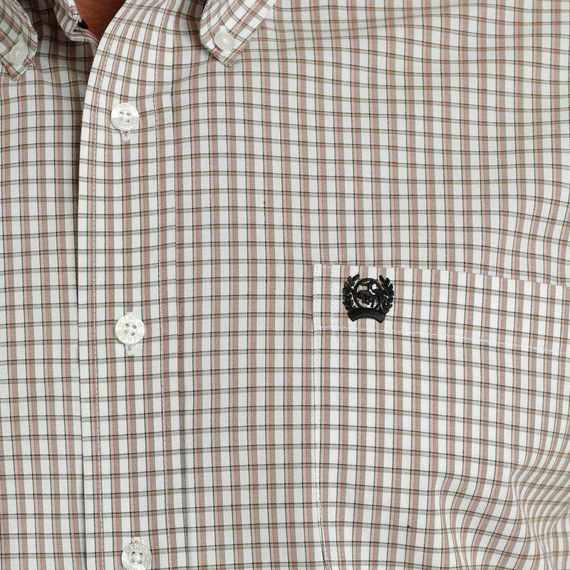 Cinch Men's Classic Fit Plaid Button Down