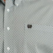 Cinch Men's Classic Fit Blue Print Shirt