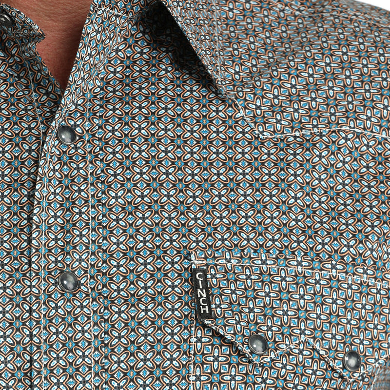 Cinch Men's Print Modern Fit Shirt