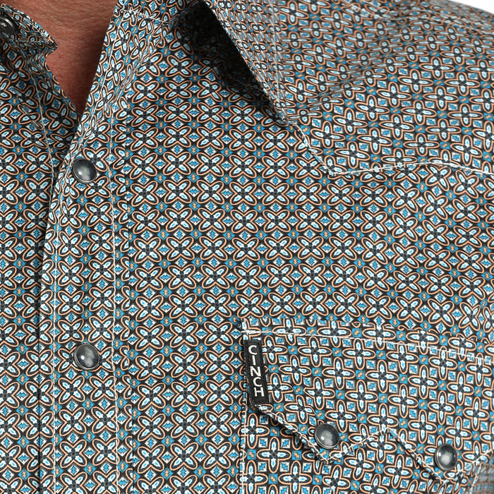 Cinch Men's Print Modern Fit Shirt