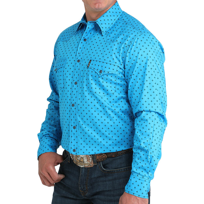 Cinch Men's Blue Modern Fit Shirt