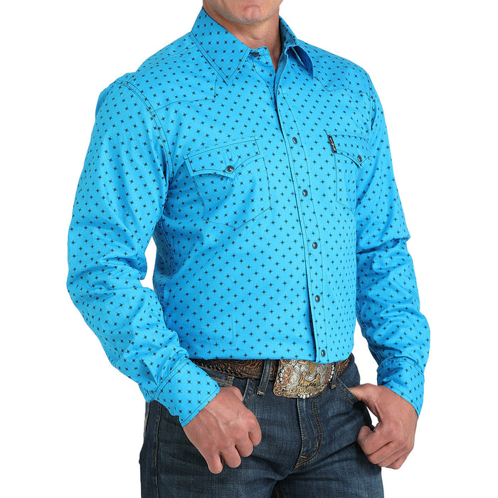 Cinch Men's Blue Modern Fit Shirt
