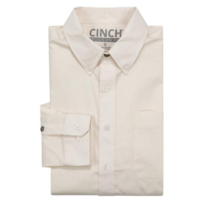 Cinch Men's Cream Modern Fit Shirt
