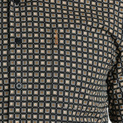 Cinch Men's Black Modern Button Down Shirt