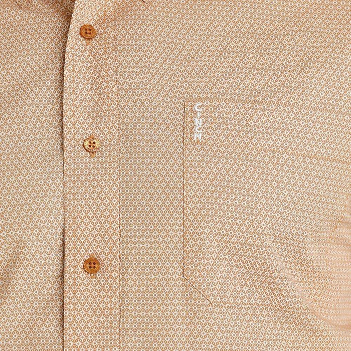 Cinch Men's Gold Modern Fit Button Down Shirt