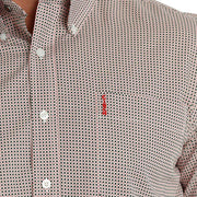 Cinch Men's Dot Print Button Down Shirt