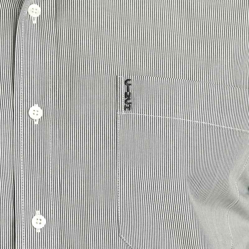 Cinch Men's Charcoal Stripe Modern Button Down Shirt
