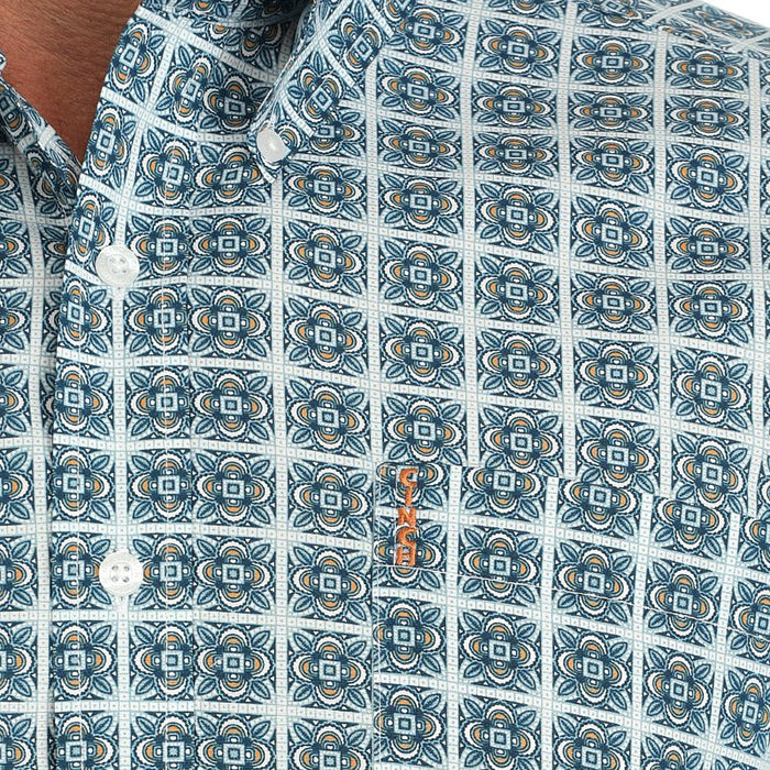 Cinch Men's Modern Fit Plaid Western Shirt